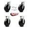 Service Caster 10'' Extra Heavy Duty Phenolic Wheel Caster Set 2 Swivel Locks 2 Rigid, 4PK CRAN-SCC-KP92S1030-PHR-BSL-2-R-2 - alternate 4